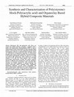 Research paper thumbnail of Synthesis and Characterization of Poly(styrene)-block-Poly(acrylic acid) and Organoclay Based Hybrid Composite Materials