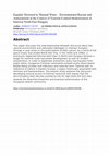 Research paper thumbnail of Equality Drowned in Thermal Water -Environmental Racism and Antisemitism in the Context of Tourism-Centred Modernisation in Interwar North-East Hungary [Only abstract]