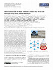 Research paper thumbnail of Observations with the High Altitude GAmma-Ray (HAGAR) telescope array in the Indian Himalayas