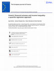 Research paper thumbnail of Fintech, financial inclusion and income inequality: a quantile regression approach