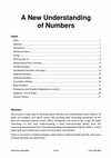 Research paper thumbnail of A New Understanding of Numbers