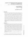 Research paper thumbnail of Artículo. MORENA: ¿Un partido político que pone en riesgo la democracia?