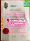 Research paper thumbnail of 办【CSU毕业证】查尔斯特大学假毕业证Q微168899991做CSU留信网教留服认证海牙认证改CSU成绩单GPA做CSU假文凭学位证如何申请查尔斯特大学Charles Sturt University degree offer diploma Transcript