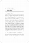 Research paper thumbnail of Social Reproduction