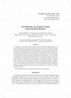 Research paper thumbnail of Psychotherapy for pregnant women with psychiatric disorders