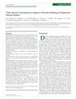 Research paper thumbnail of “Time Saved” Calculations to Improve Decision-Making in Progressive Disease Studies