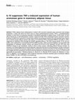 Research paper thumbnail of IL-10 suppresses TNF-α-induced expression of human aromatase gene in mammary adipose tissue