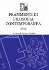 Research paper thumbnail of Frammenti di filosofia contemporanea XVIII [collettaneo]