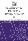 Research paper thumbnail of Frammenti di filosofia contemporanea XXI [collettaneo]