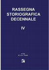 Research paper thumbnail of Rassegna storiografica decennale IV [collettaneo]