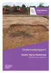 Research paper thumbnail of Herent, Myrna Mackstraat Eindverslag van een toevalsvondst