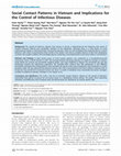 Research paper thumbnail of Social Contact Patterns in Vietnam and Implications for the Control of Infectious Diseases