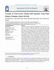 Research paper thumbnail of Variation of Total Stresses During Field Operation Using Finite Element Technique, Zubair Oil Field