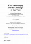 Research paper thumbnail of "Kant's Philosophy and the Challenges of Our Time," zoom conference, Ukraine, 17-18 April 2024: PROGRAM