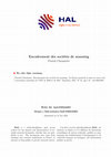 Research paper thumbnail of Encadrement des sociétés de manning