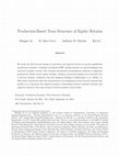 Research paper thumbnail of Production-Based Term Structure of Equity Returns