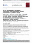 Research paper thumbnail of The drop plate method as an alternative for Azospirillum spp. viable cell enumeration within the consensus protocol of the REDCAI network