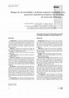 Research paper thumbnail of Personality trait and psychic discomfort associated with frequent attendance in Primary Health Care