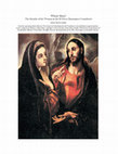 Research paper thumbnail of Which Mary? The Identity of the Woman in the El Greco Masterpiece Considered