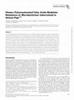 Research paper thumbnail of Dietary Polyunsaturated Fatty Acids Modulate Resistance to Mycobacterium tuberculosis in Guinea Pigs