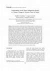 Research paper thumbnail of Vulnerability of the Tharu Indigenous People to Climate Change in Western Tarai of Nepal