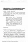 Research paper thumbnail of Electromagnetic Forming Analysis of the Al 99.0 Sheet with Tools of Different Configurations