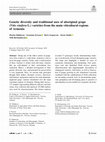 Research paper thumbnail of Genetic diversity and traditional uses of aboriginal grape (Vitis vinifera L.) varieties from the main viticultural regions of Armenia