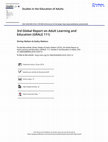 Research paper thumbnail of 3rd Global Report on Adult Learning and Education (GRALE 111)