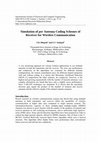 Research paper thumbnail of Simulation of per Antenna Coding Schemes of Receiver for Wireless Communication