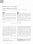 Research paper thumbnail of Cytokeratin expression in corneal dystrophies