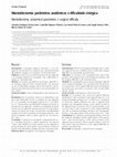 Research paper thumbnail of Mastoidectomia: parâmetros anatômicos x dificuldade cirúrgica