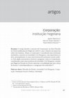 Research paper thumbnail of Corporação: instituição hegeliana