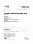 Research paper thumbnail of The Potential for Power Quality Problem Mitigation Through STATCOM (BESS-STATCOM)