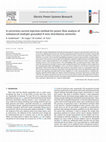 Research paper thumbnail of A correction current injection method for power flow analysis of unbalanced multiple-grounded 4-wire distribution networks