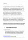 Research paper thumbnail of Europapolitische Strategien herrschender und oppositioneller Kräfte