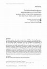 Research paper thumbnail of Full-time teaching and segmentation of the offer: analysis of the ETI and PEI programs in the São Paulo state public system