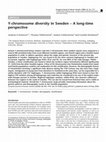 Research paper thumbnail of Y-chromosome diversity in Sweden – A long-time perspective