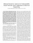 Research paper thumbnail of Bilateral Sensitivity Analysis for Understandable Neural Networks and its application to Reservoir Engineering