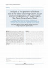 Research paper thumbnail of Analysis of the geometry of diabase sills of the Serra Geral magmatism, by 2D seismic interpretation, in Guareí region, São Paulo, Paraná basin, Brazil