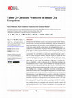 Research paper thumbnail of Value Co-Creation Practices in Smart City Ecosystem