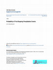 Research paper thumbnail of Probability of fire-stopping precipitation events