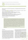 Research paper thumbnail of Species turnover in forest bird communities on Fiordland islands following predator eradications