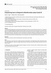 Research paper thumbnail of Empowering Users to Respond to Misinformation about Covid-19