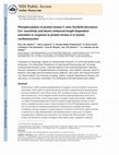 Research paper thumbnail of Phosphorylation of protein kinase C sites Ser42/44 decreases Ca(2+)-sensitivity and blunts enhanced length-dependent activation in response to protein kinase A in human cardiomyocytes