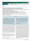 Research paper thumbnail of Predators of Soil Bacteria in Plant and Human Health