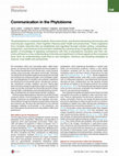 Research paper thumbnail of Communication in the Phytobiome