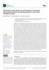 Research paper thumbnail of Assessment of the Impact of Advertising in Promoting Sustainable Mobility and Multimodality in the Urban Transport System