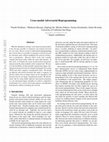 Research paper thumbnail of Cross-modal Adversarial Reprogramming