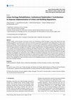 Research paper thumbnail of Urban Heritage Rehabilitation: Institutional Stakeholders’ Contributions to Improve Implementation of Urban and Building Regulations