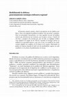 Research paper thumbnail of Redefiniendo la defensa: posicionamiento estratégico defensivo regional